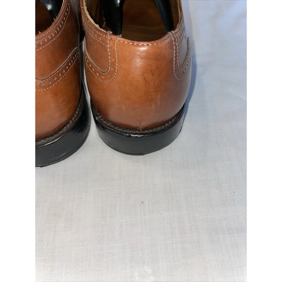 Pitti Shoes Firenze Italy Captoe Dress Shoes Mens Sz 9.5 M Brown Leather Oxfords main image 10